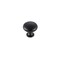 Cadon 1.2" Diameter Matte Black Mushroom Knob Multipack (Set of 10)